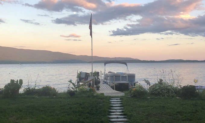 Diamond Point House | Waterfront Lake George Home