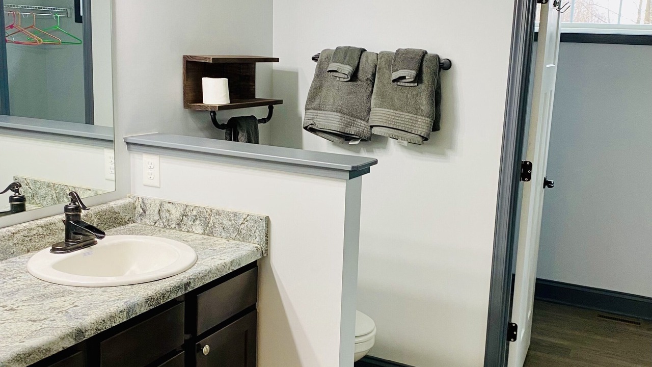 Photo of Bathroom in White