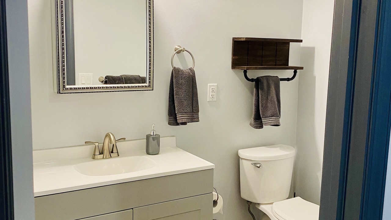 Photo of Bathroom in White