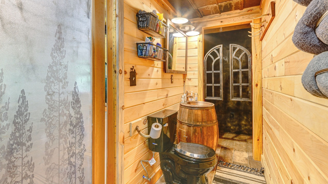 Photo of Bathroom in German